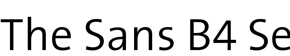 The Sans B4 Semi Light Font Download Free